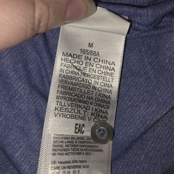 Marmot Allie Long Sleeve Top Size M Blue Ombre - Picture 8 of 9